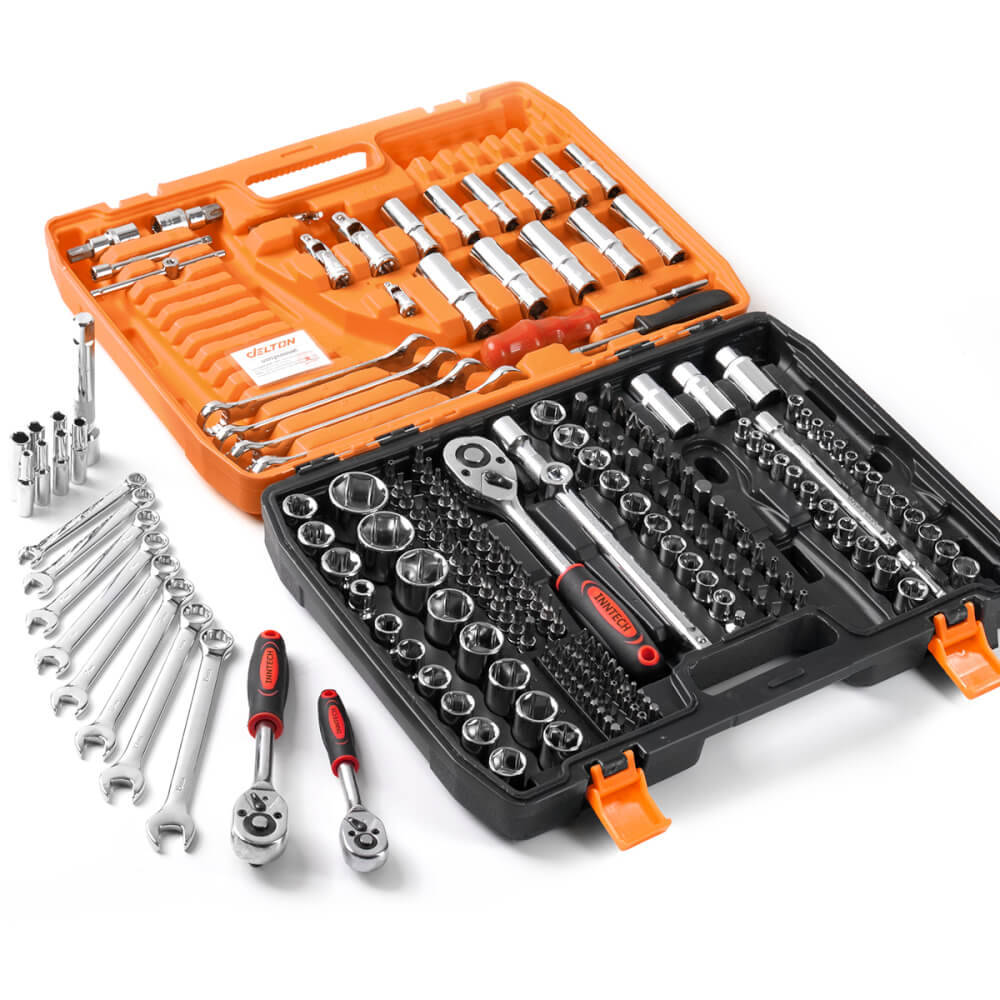 ชุดบ็อกซ์ InnTech รุ่น WKT-216PCS 1/4 , 3/8 , 1/2 นิ้ว แพ็ก 216 ชิ้น